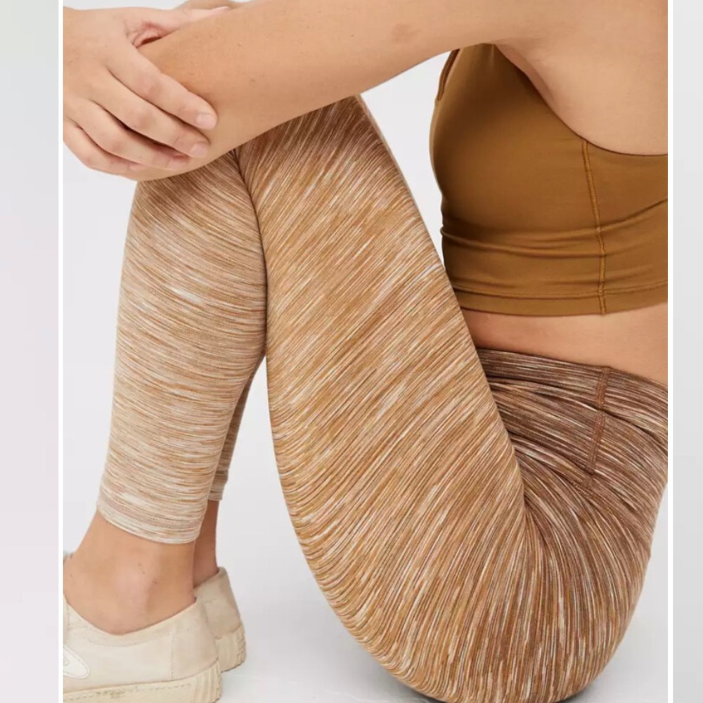 🤎⭐️AERIE THE HUGGER HIGH WAISTED OMBRÉ LEGGINGS